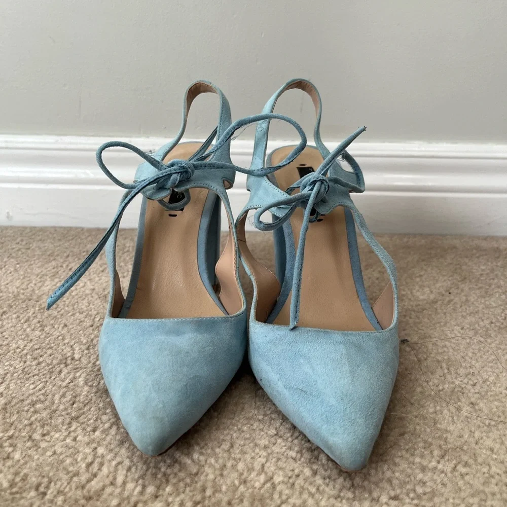 Zara Basic blue heels 37 - Picture 2 of 7